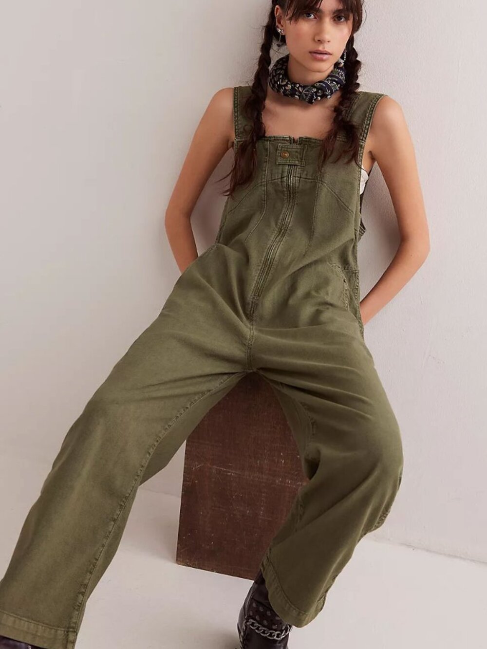 Free People We The Free Jude One Piece Distressed Jumpsuit - Picture 3 of 9